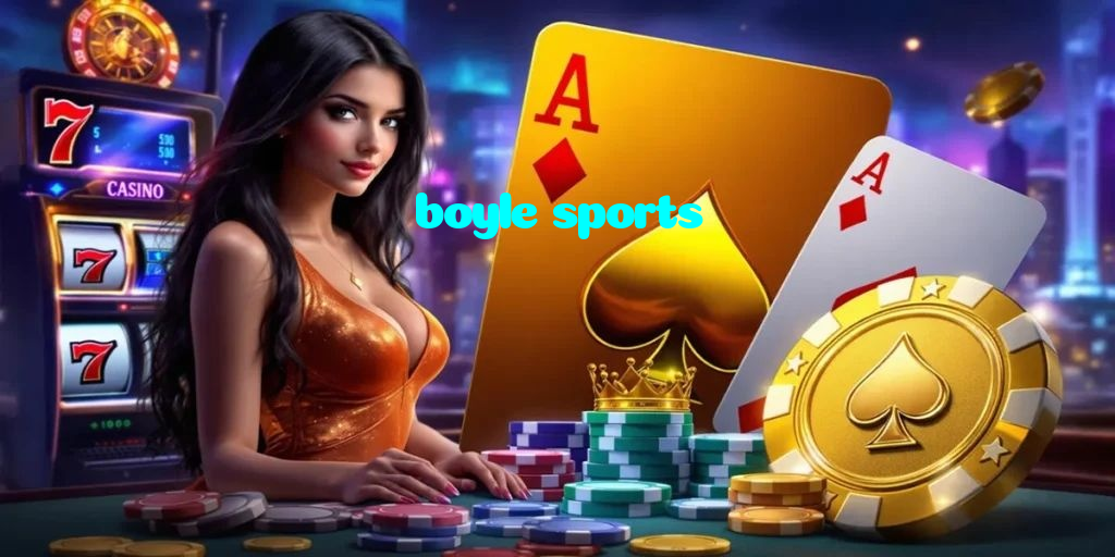 boyle sports casino presented on mobile device in Pakistan with slots and live games